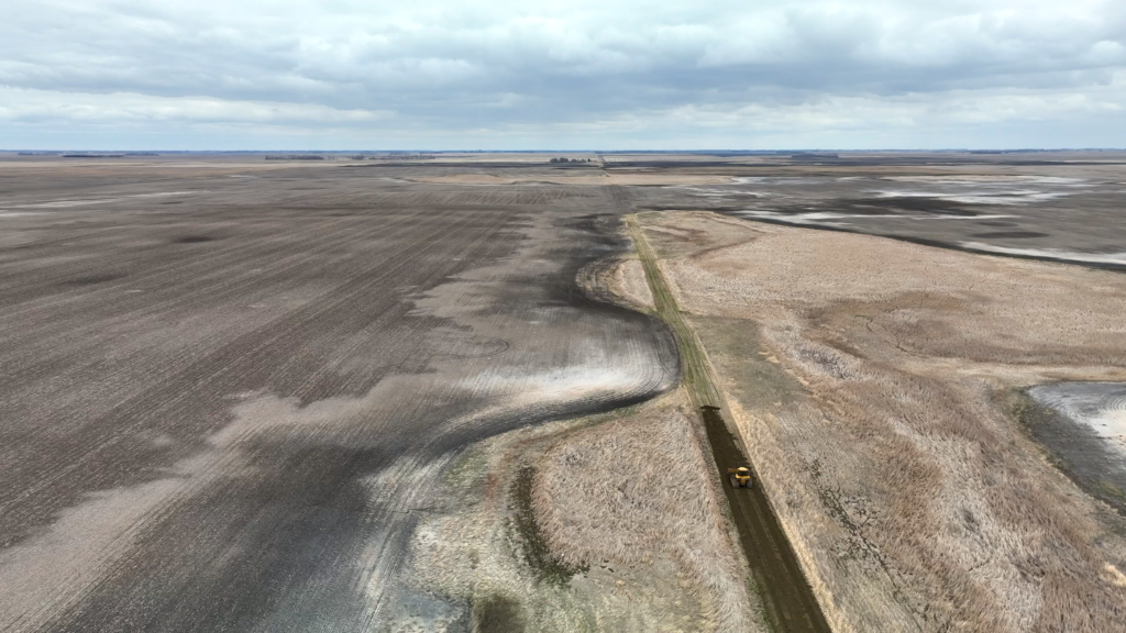 RRVWSP construction in Griggs County